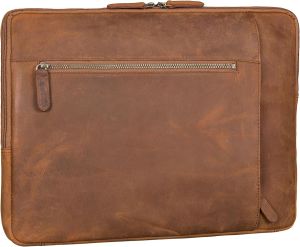 Genuine Hunter Leather Macbook Laptop Sleeve