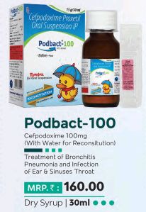 100mg Podbact Dry Syrup