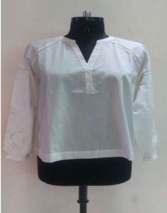 Cotton Ladies Full Sleeve Tops, Technics : Machine Made