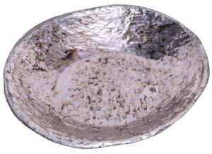 PMSP01 Silver Paper Mache Plate