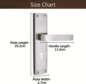 Stainless Steel Mortise Handle Set