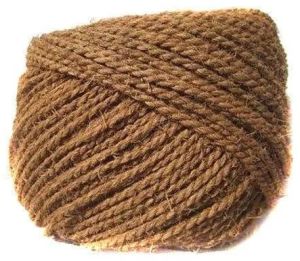 Double Twist Natural Coir Fiber Rope For Industrial