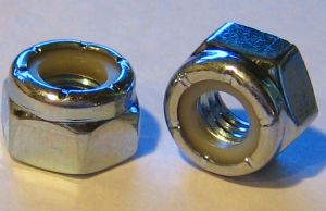 Decent Impex Iron Nylock Nut, Color : Silver M5 To M25 For Industring Use