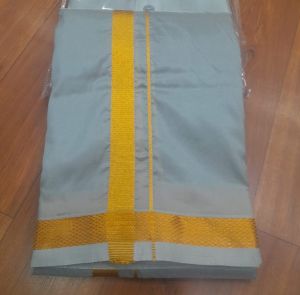 Mens Asha Pattu Double Dhoti