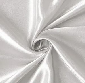 Plain Japan Satin Fabric, Color : White For Garments