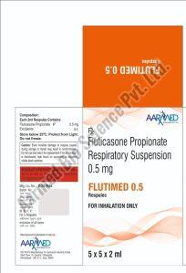 Flutimed 0.5mg Respules, Packaging Size : 5x5x2ml