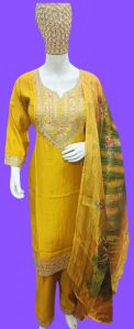 Ladies Designer Heavy Embroidered  Suit