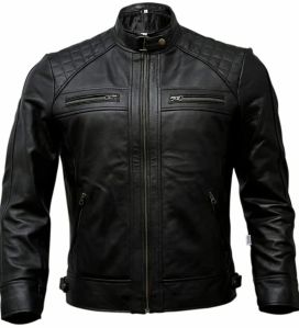 Men Leather Jackets, Sleeve Type : Full Sleeves