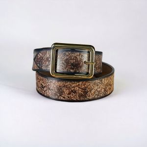 Mens Printed Designer Leather Belt