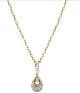 Queenly-Studden Lab Grown Diamond Pendant