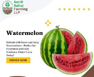 Natural Fresh Watermelon, Certification : FSSAI Certified