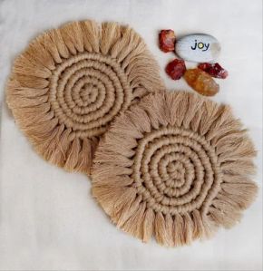 Cotton Macrame Coaster For Tableware