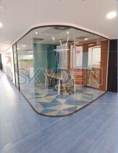 16 X 45 Curved Partition For Office