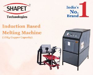 15kg Copper Melting Machine With Tilting Unit