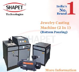 Unpolished Induction Jewellery Casting Machine, Melting Material : Gold