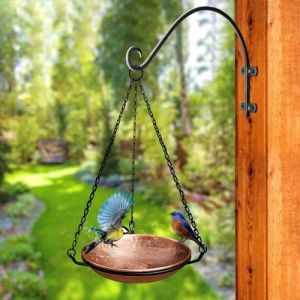 Metal Bird Feeder, Color : Pure Copper