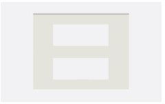 Cover Plate With Frame 12M Flat'5