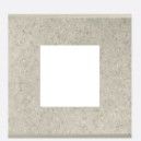 Solid Marble Finish Cover Plate With Frame 2M