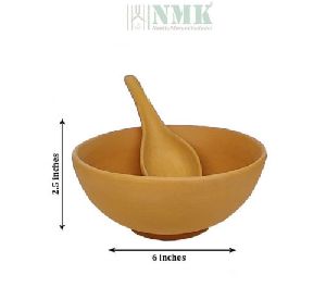 Clay Soup Spoon Bowl Set