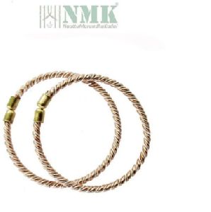 Copper & Lead Twisted Anklet