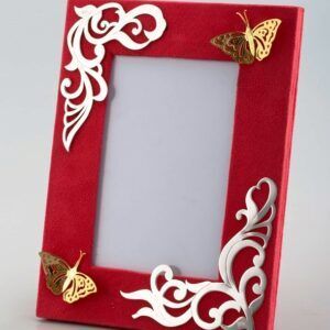 Butterfly Photo Frame Sterling Silver