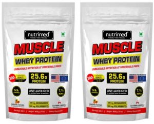 Muscle Whey Protein - 2lbs+2lbs