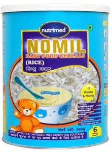 Nomil Baby Cereal - Rice (2 Tins Of 300 Gms Each)