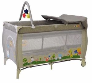 Travel Cot Complete Jungle Beige