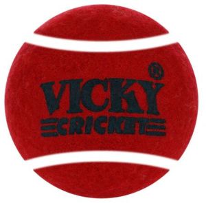 Vicky Cricket (pack Of 6)  Light Tennis Ball - Maroon