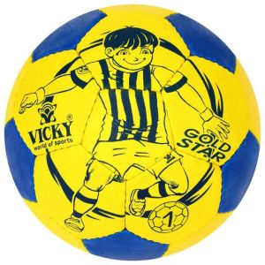 Vicky Gold Star SIZE-1  Football - Yellow-blue