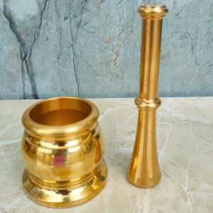 Brass Mortar Pestle