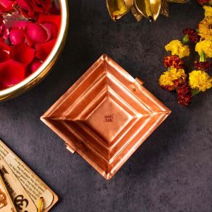 Copper Havan Kund Medium For Temple