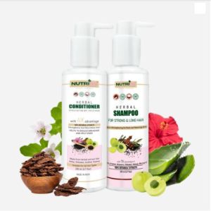 Nutribs Herbal Conditioner and Nutribs Herbal Shampoo Combo