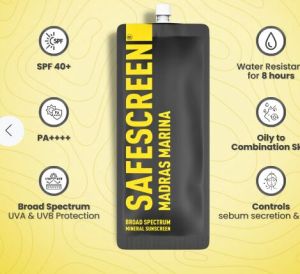 Safescreen® Madras Marina Sunscreen Spf 40+