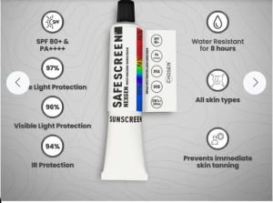 Safescreen® Nexgen Spf 80+ Moisturizing Sunscreen