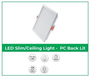 LED Slim Ceiling Lights- PC Back Lit