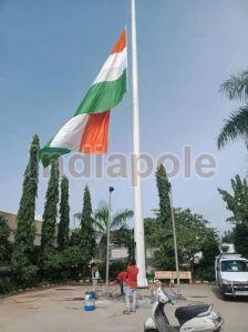 Steel High Flag Mast Pole, Color : White