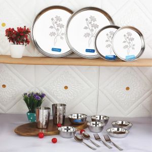 Jodi Dine Stainless Steel Dinner Set 16 Pcs Jodi Dine Stainless Steel Dinner Set 16 Pcs