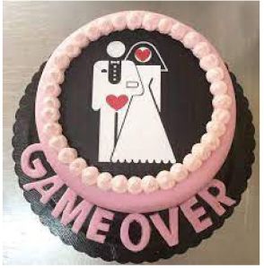 Bachelorette Photo Cake