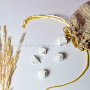 Howlite Geometry Set (5 Pieces)