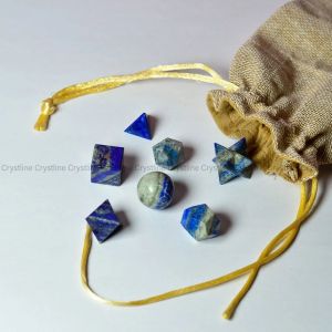 Lapis Lazuli Geometry Set (7 Pieces)