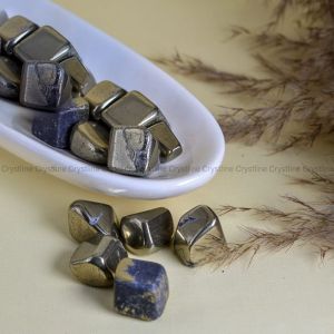 Pyrite Tumbled Stone