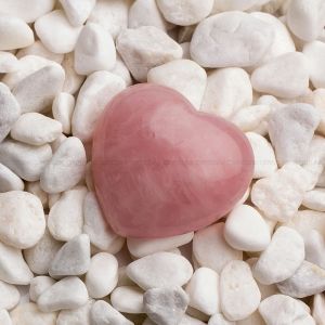 Rose Quartz Heart