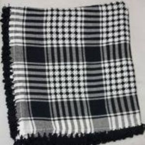 Arbian Cotton Black-white Rumal