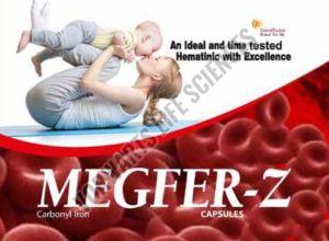 Megfer-Z Capsules, Composition : Carbonyl Iron