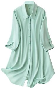 Plain Ladies Rayon Shirts, Color : Multicolor All Sizes Casual