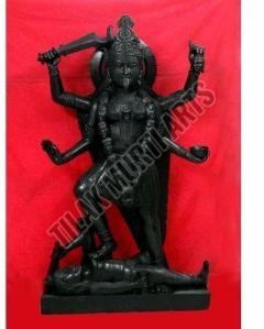 Polished Mahakali Marble Statue, For Shiny, Dust Resistance, Pattern : Non Printed