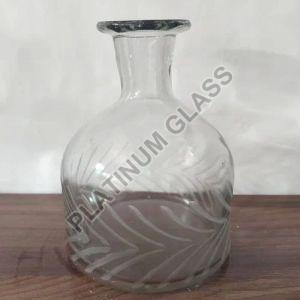 Decorative Glass Bottle For Keeping Liquids