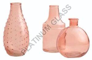 Glass Flower Vase Set For Home Decor