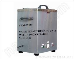 VRM 022521 MOIST HEAT THERAPY UNIT With 4 Packs (Table Model)